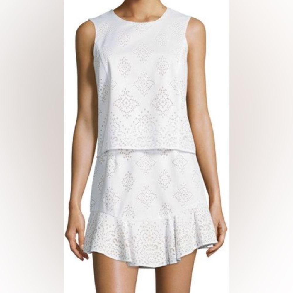 Elegant White Lace Dress
